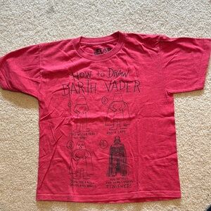 Star Wars Red Darth Vader Kids Tee